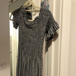 Urban outfitters off the shoulder midi dress